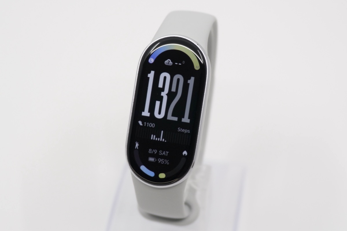 Xiaomi Smart Band 10 のディスプレイ（通常表示）