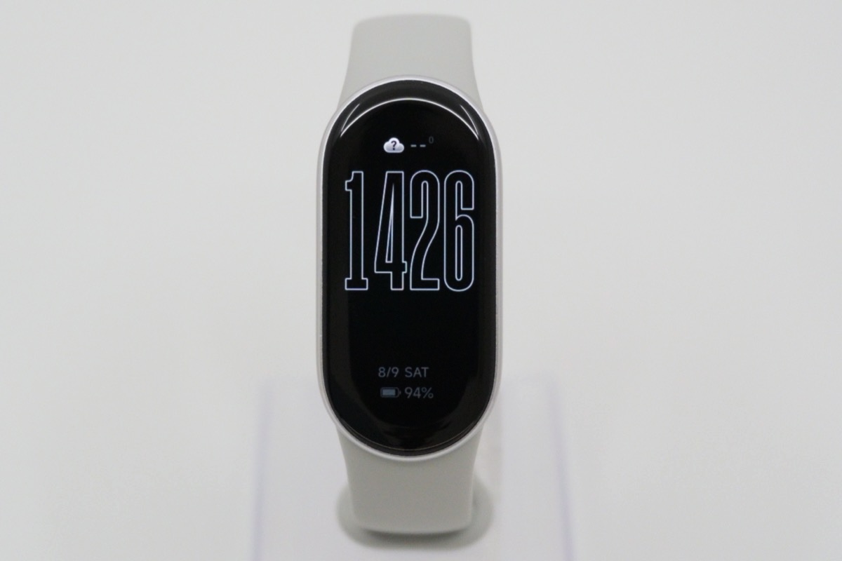 Xiaomi Smart Band 10 のディスプレイ（常時表示）